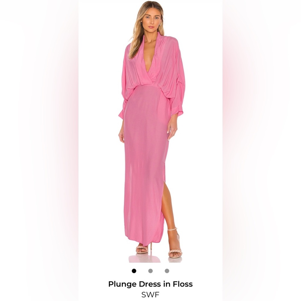Elegant Pink Maxi Dress